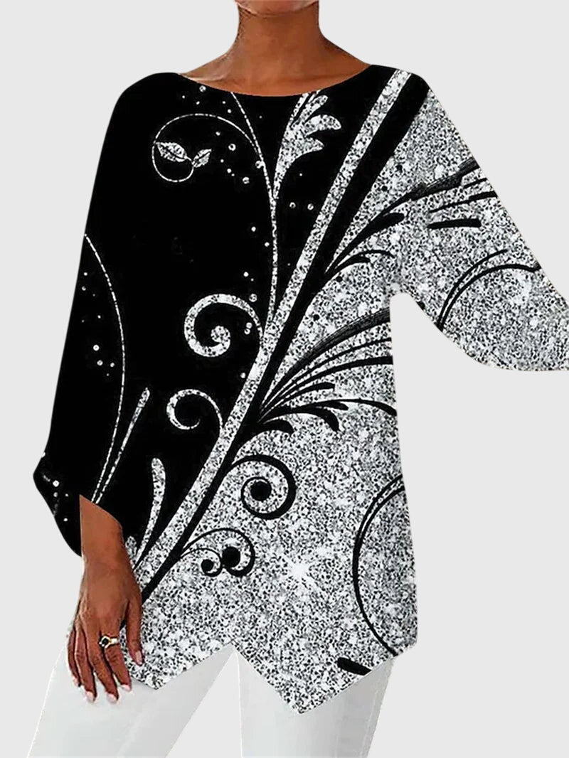 Emily & Isabella Brooks | Elegant Crew Neck Top