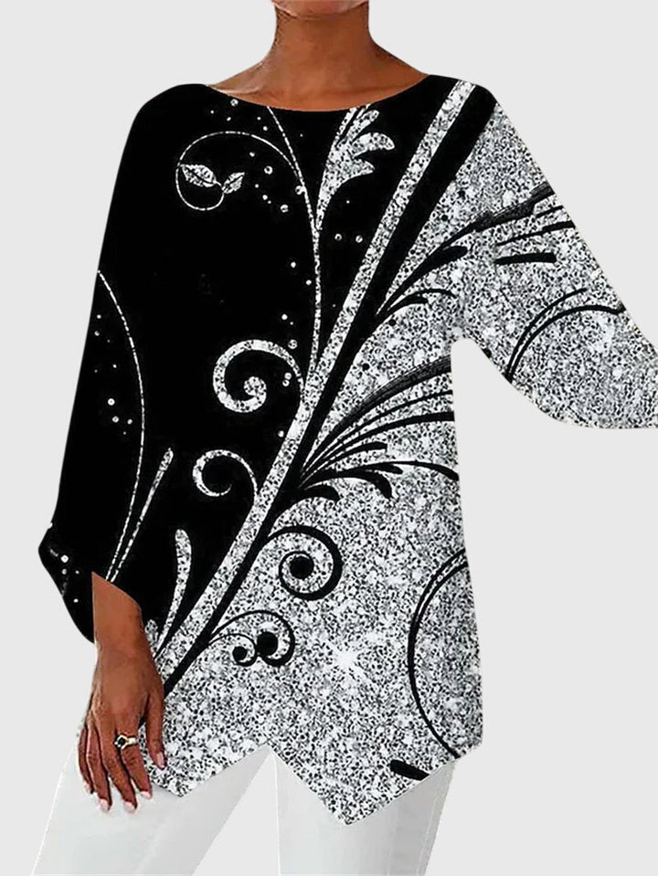 Emily & Isabella Brooks | Elegant Crew Neck Top