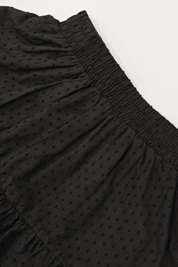 Emily & Isabella Brooks | High Waist Lace Tiered Bodycon Skirt
