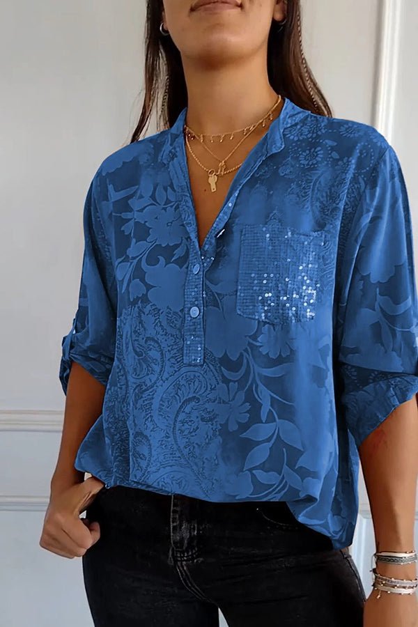 Emily & Isabella Brooks | Elegant Sequin Top