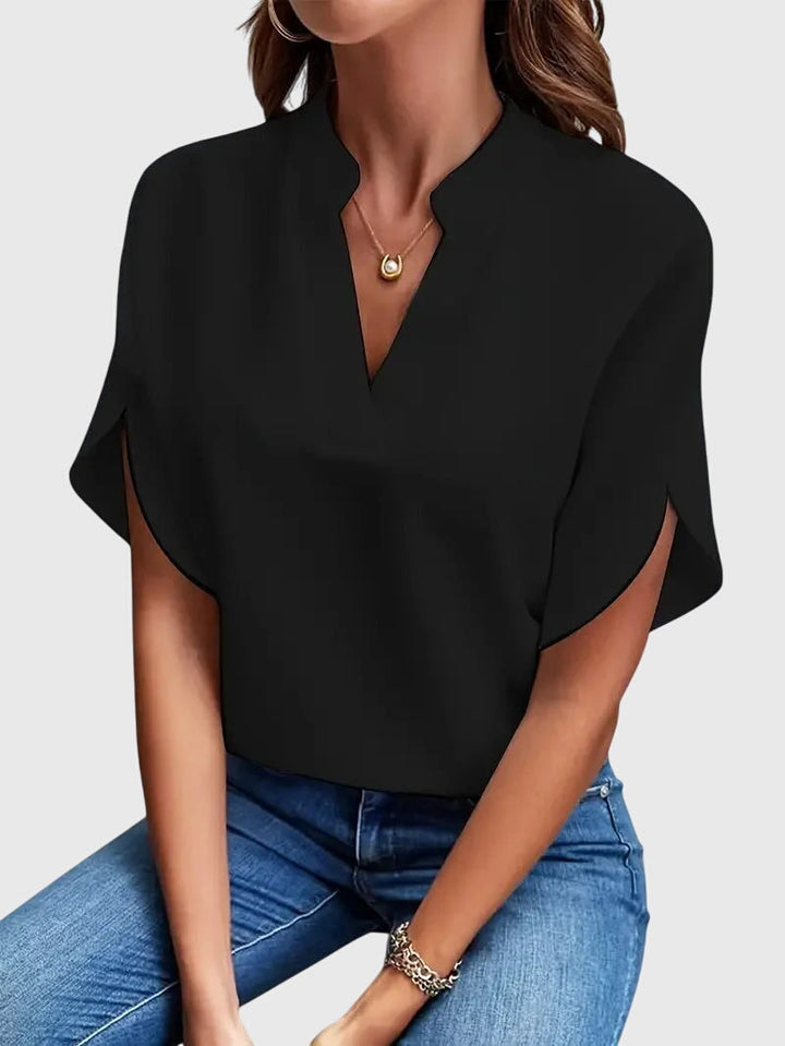 Emily & Isabella Brooks | Soft V-Neck Shirt