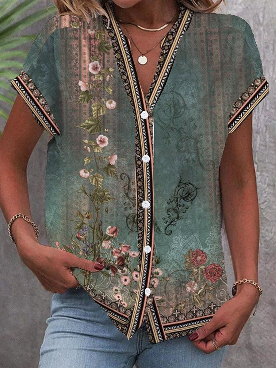 Emily & Isabella Brooks | Watercolor Petal Blouse