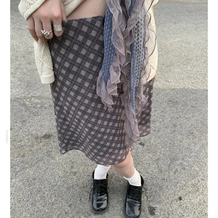 Emily & Isabella Brooks | Chiffon Low Waist Skirt