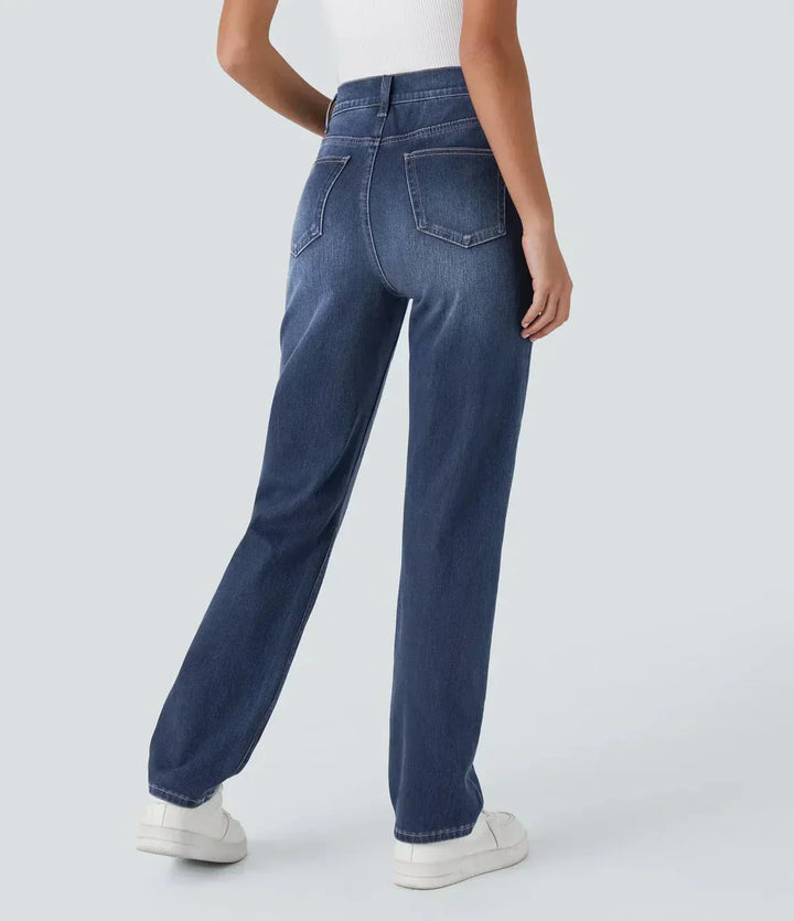 Emily & Isabella Brooks | High Waisted Pants in Elastic Material