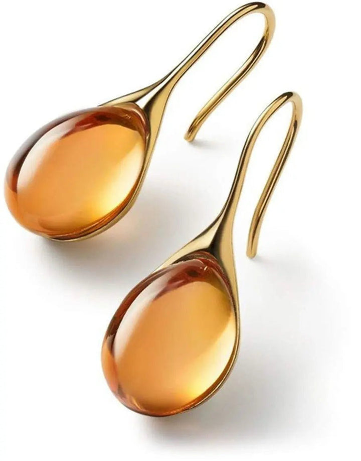 Emily & Isabella Brooks | Crystal Drop Earrings in Gold and Silver