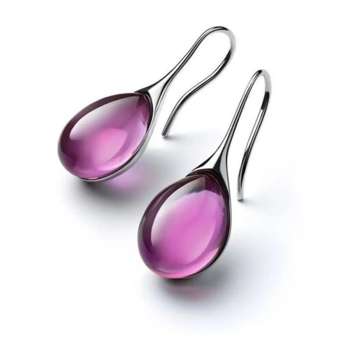 Emily & Isabella Brooks | Crystal Drop Earrings in Gold and Silver