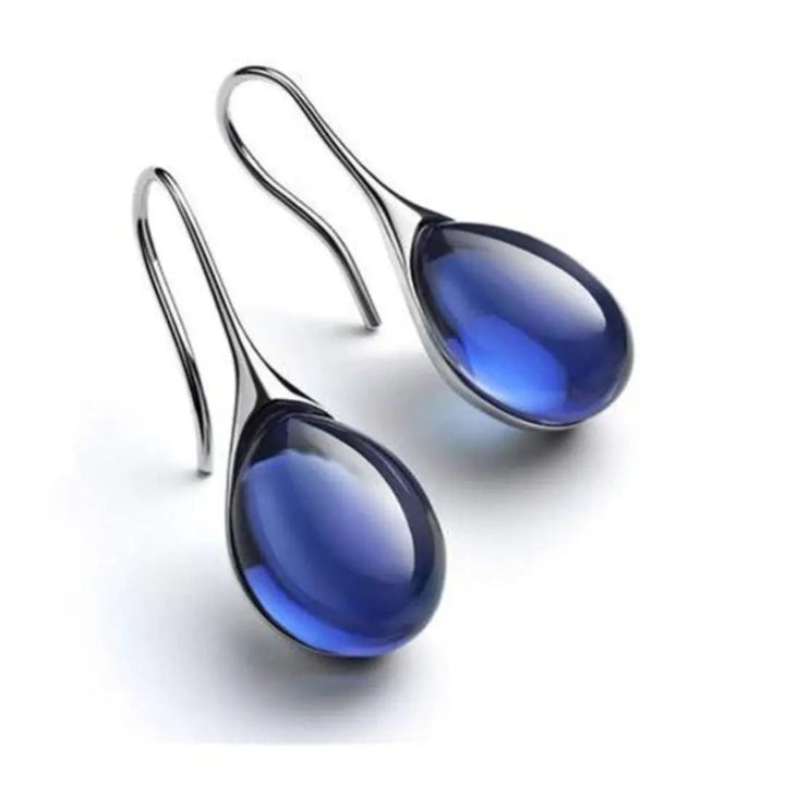 Emily & Isabella Brooks | Crystal Drop Earrings in Gold and Silver