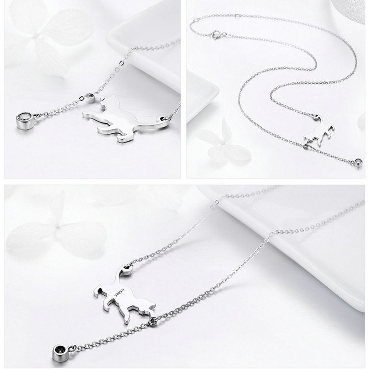 Emily & Isabella Brooks | Cat Chain Pendant Necklace
