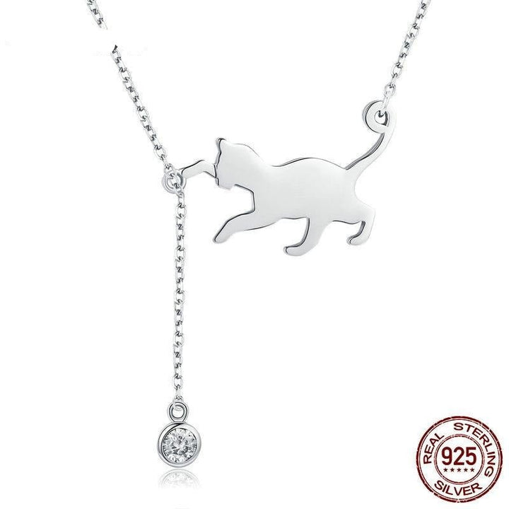 Emily & Isabella Brooks | Cat Chain Pendant Necklace
