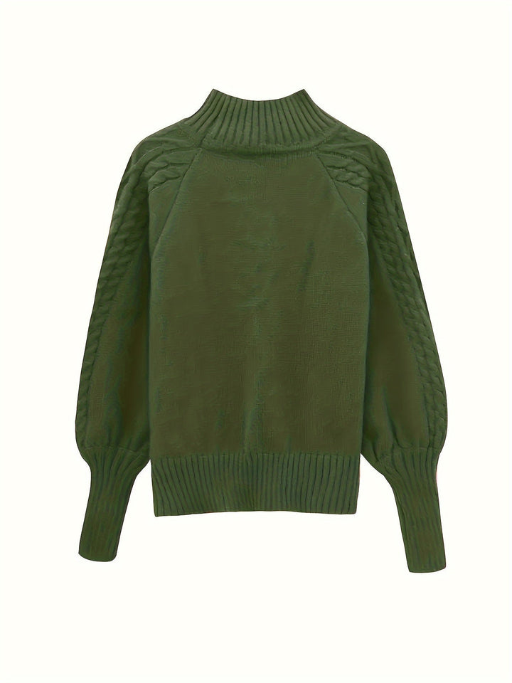 Emily & Isabella Brooks | Casual Long Sleeve Knitted Sweater