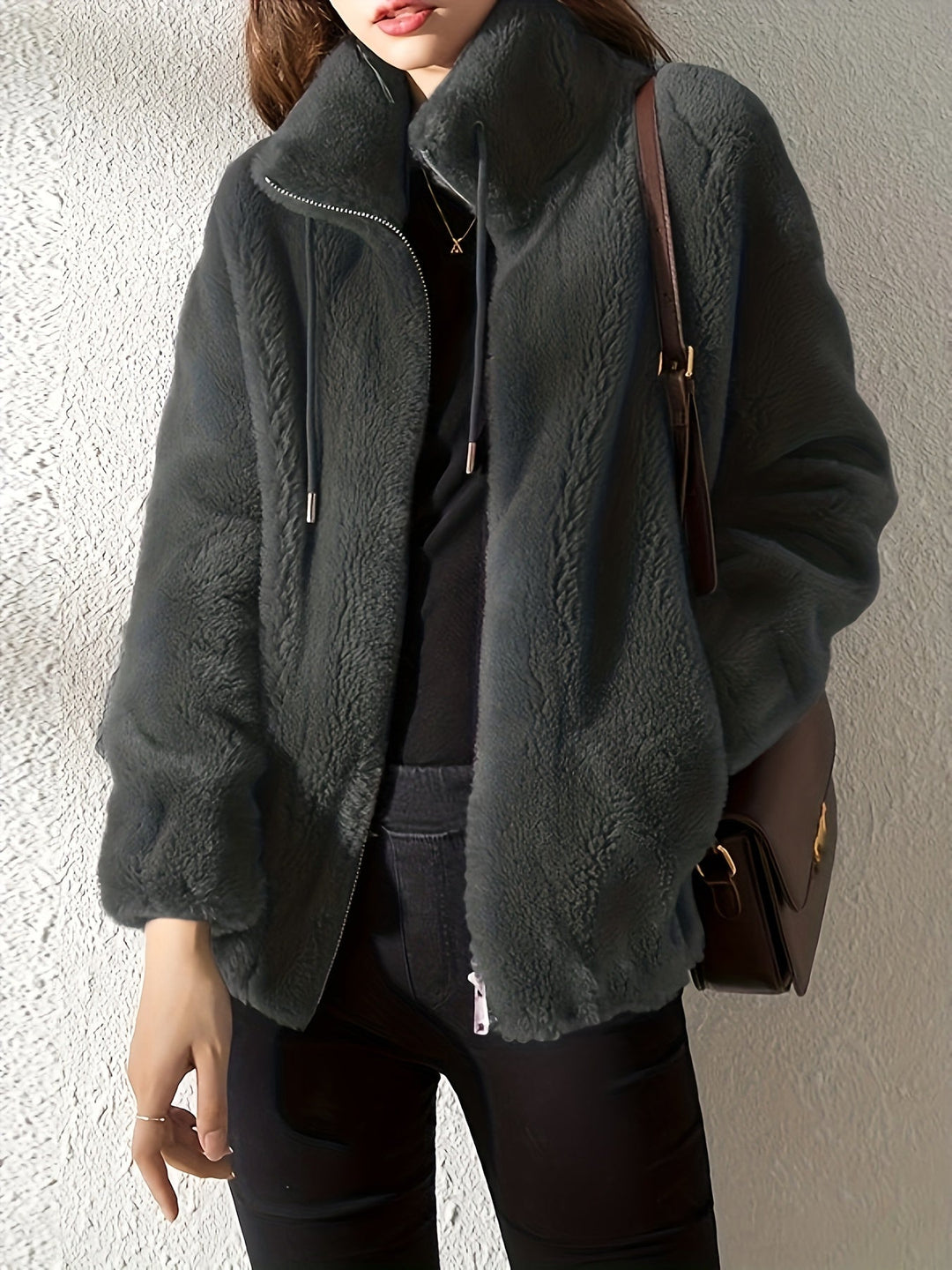 Emily & Isabella Brooks | Comfortable Zippered Cardigan