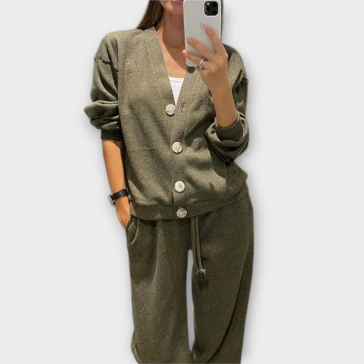 Emily & Isabella Brooks | Cardigan and Pants Set