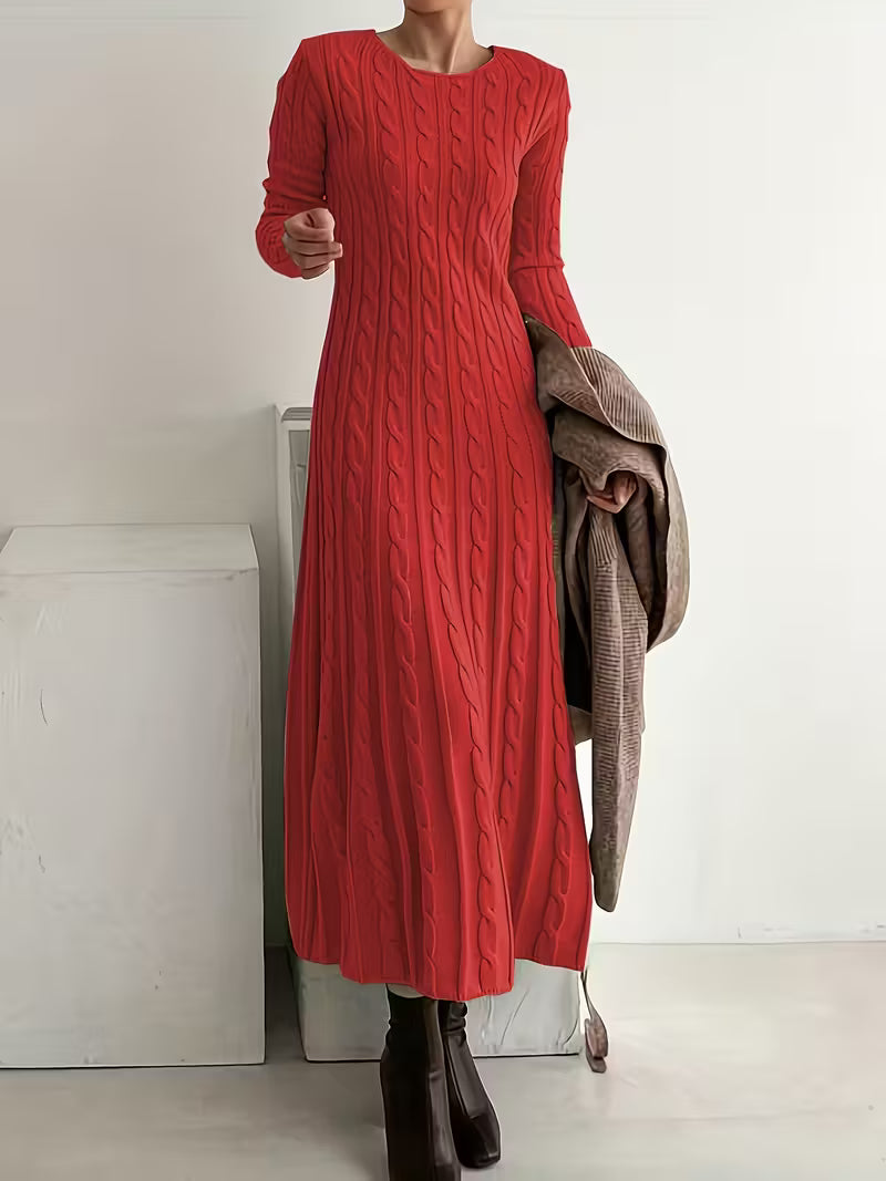Emily & Isabella Brooks | Elegant Knit Maxi Dress