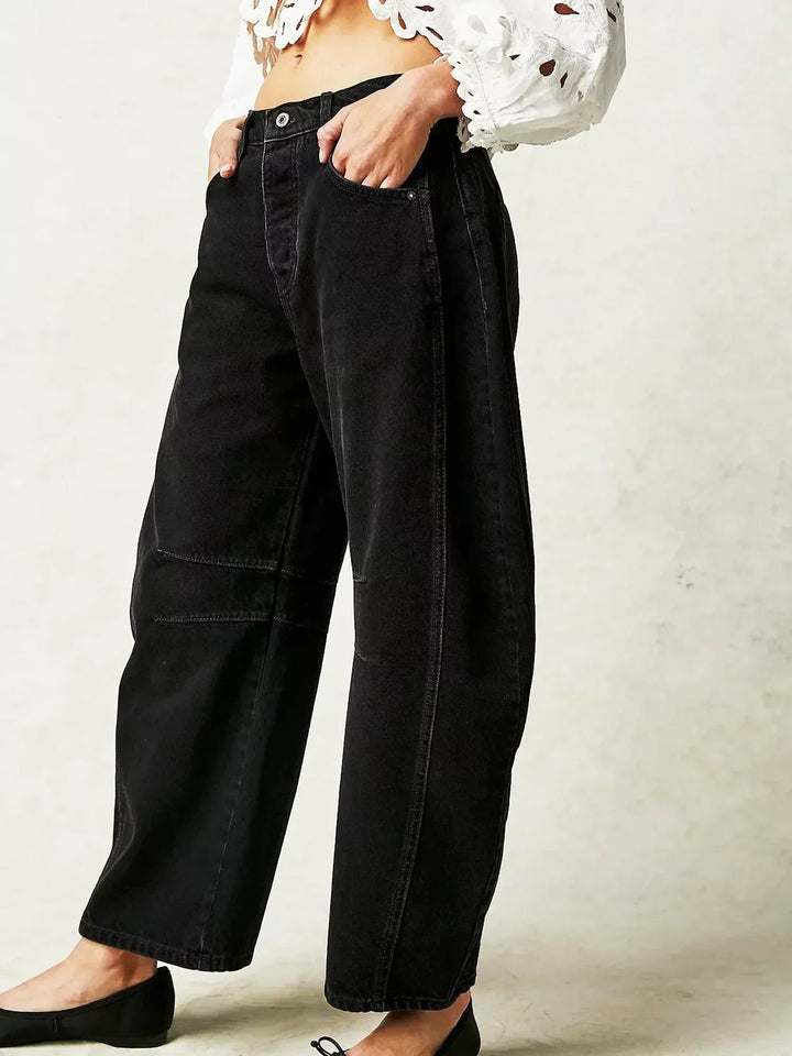 Emily & Isabella Brooks | Chic Barrel Jeans