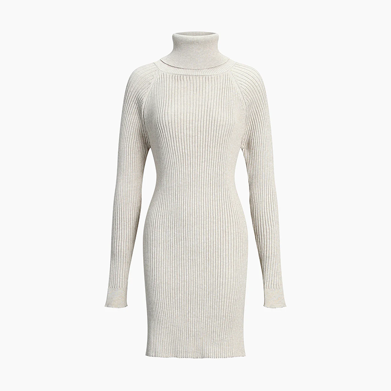 Emily & Isabella Brooks | Ribbed Knit Bodycon Sweater Dress