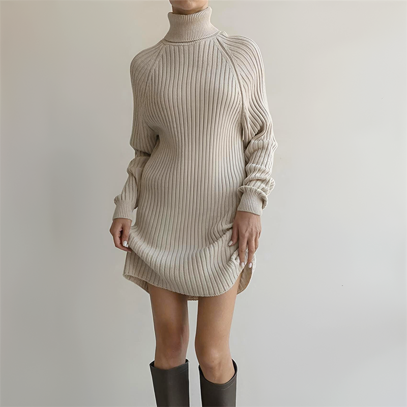 Emily & Isabella Brooks | Ribbed Knit Bodycon Sweater Dress