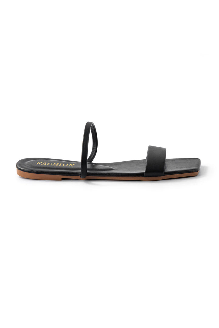 Emily & Isabella Brooks | Basic Flat Sandals, Square Toe