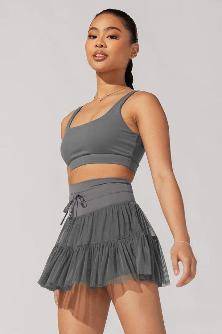 Emily & Isabella Brooks | Pleated High Waist Short Skirt
