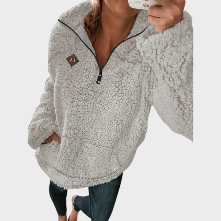 Emily & Isabella Brooks | Fleece-Lined Zip-Up Hoodie