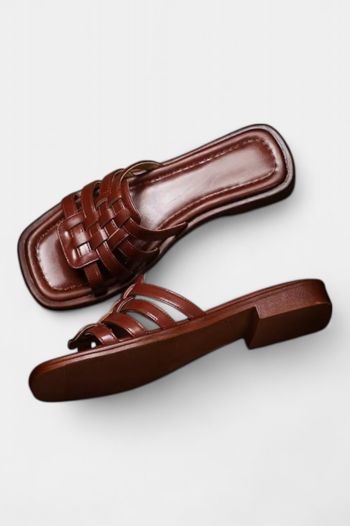 Emily & Isabella Brooks | Flat Woven Sandals