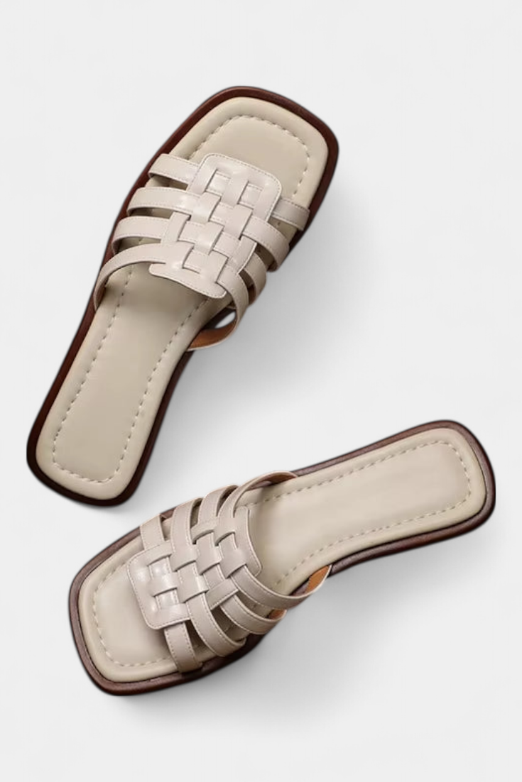 Emily & Isabella Brooks | Flat Woven Sandals