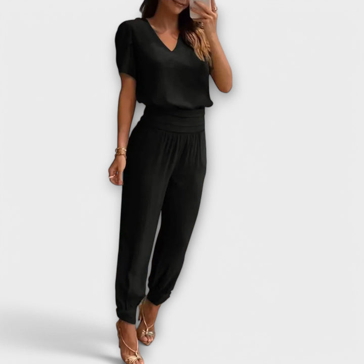 Emily & Isabella Brooks | Elegant Top and Pants Set