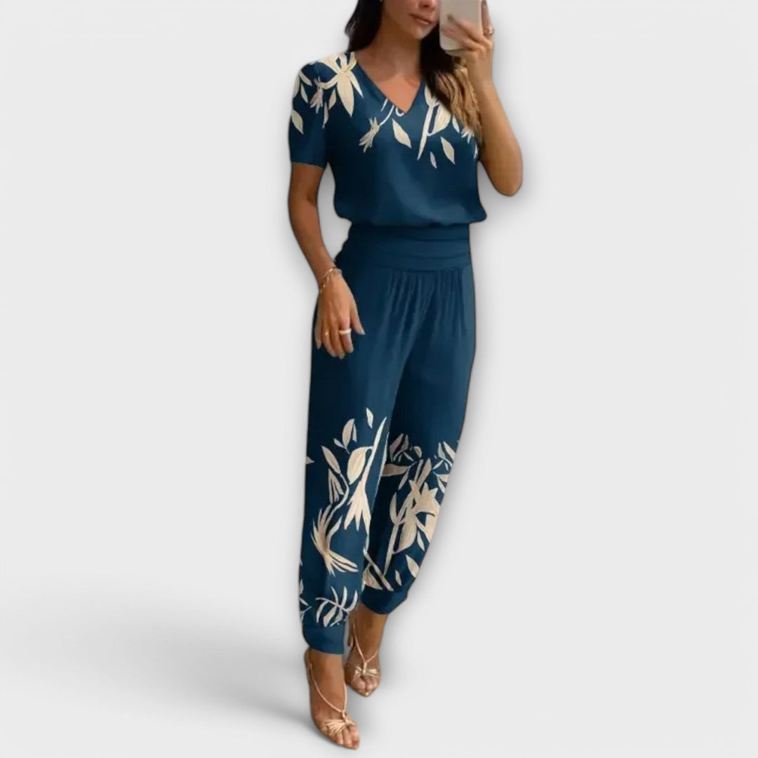 Emily & Isabella Brooks | Elegant Top and Pants Set