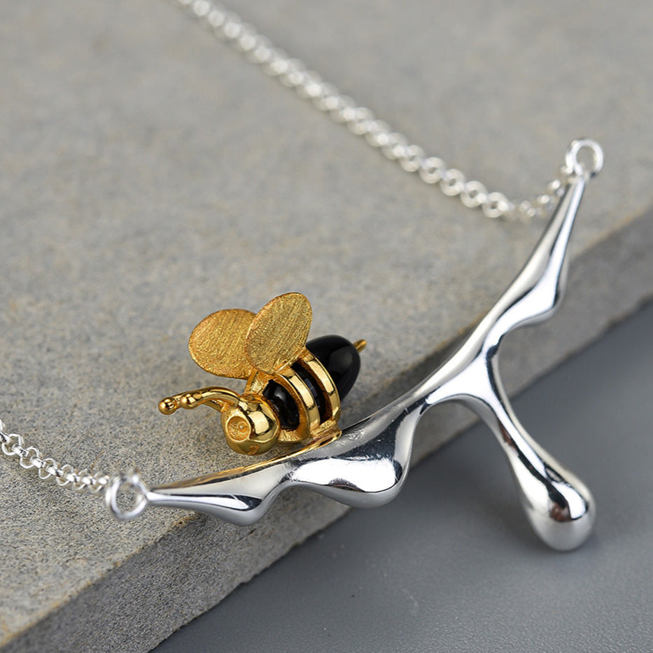 Emily & Isabella Brooks | Honey and Bee Necklace