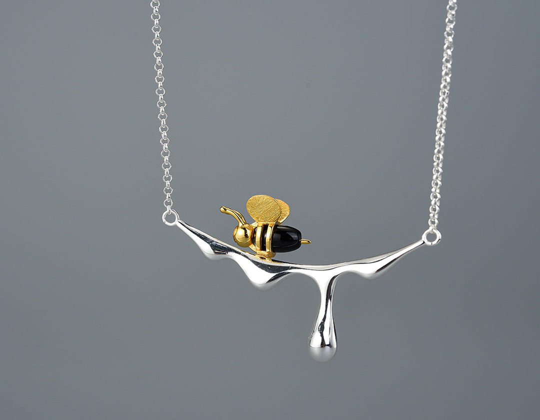 Emily & Isabella Brooks | Honey and Bee Necklace