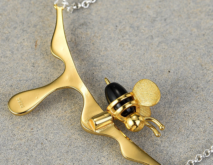 Emily & Isabella Brooks | Honey and Bee Necklace