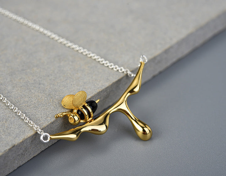 Emily & Isabella Brooks | Honey and Bee Necklace