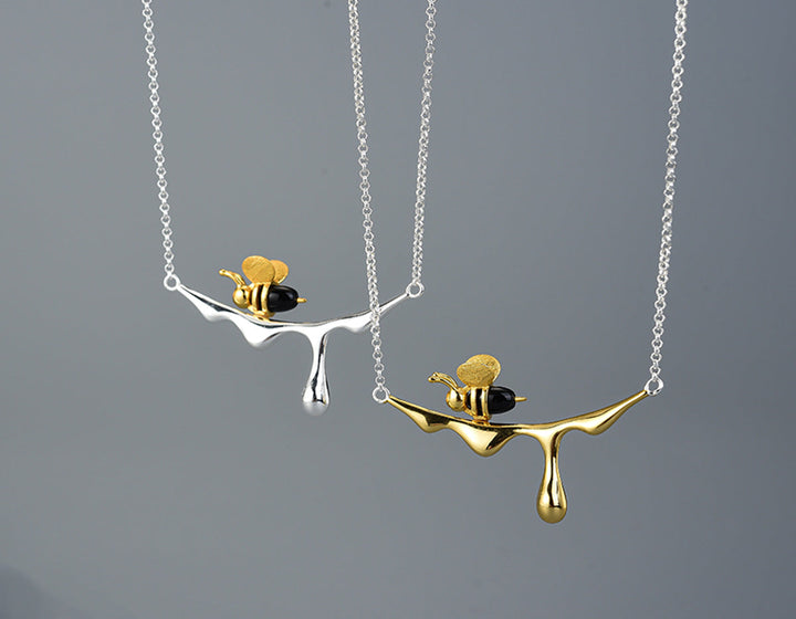 Emily & Isabella Brooks | Honey and Bee Necklace