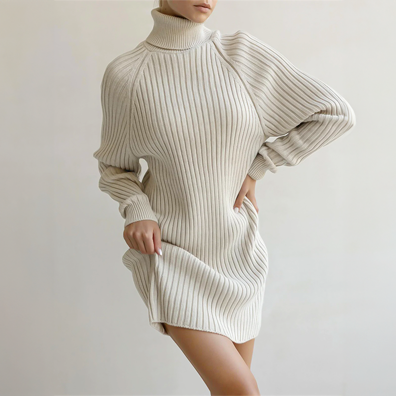 Emily & Isabella Brooks | Ribbed Knit Bodycon Sweater Dress