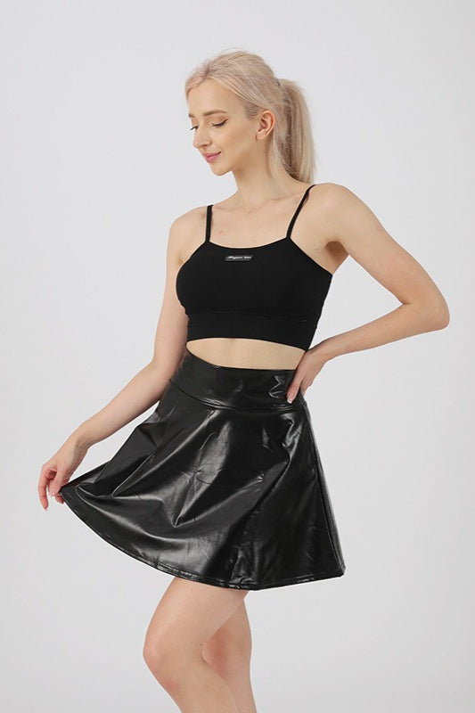 Emily & Isabella Brooks | High Waist Solid Color Performance Skirt