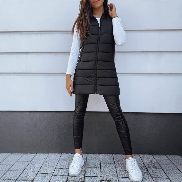Emily & Isabella Brooks | Women's Long Sleeveless Jacket