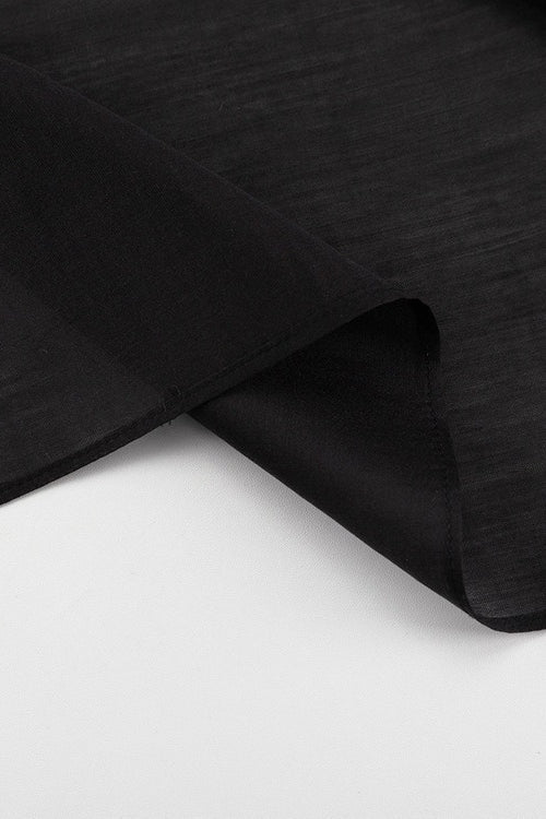 Emily & Isabella Brooks | Double Layer Sheer Black Bodycon Skirt