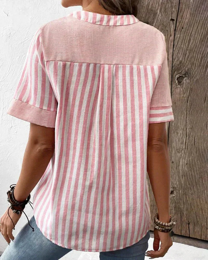 Emily & Isabella Brooks | Soft Striped Blouse