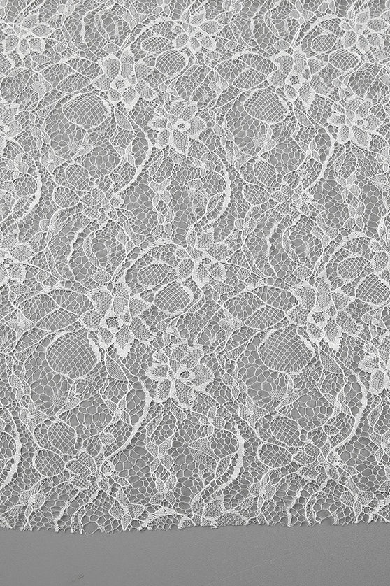 Emily & Isabella Brooks | Jacquard Lace High Waist Maxi Skirt
