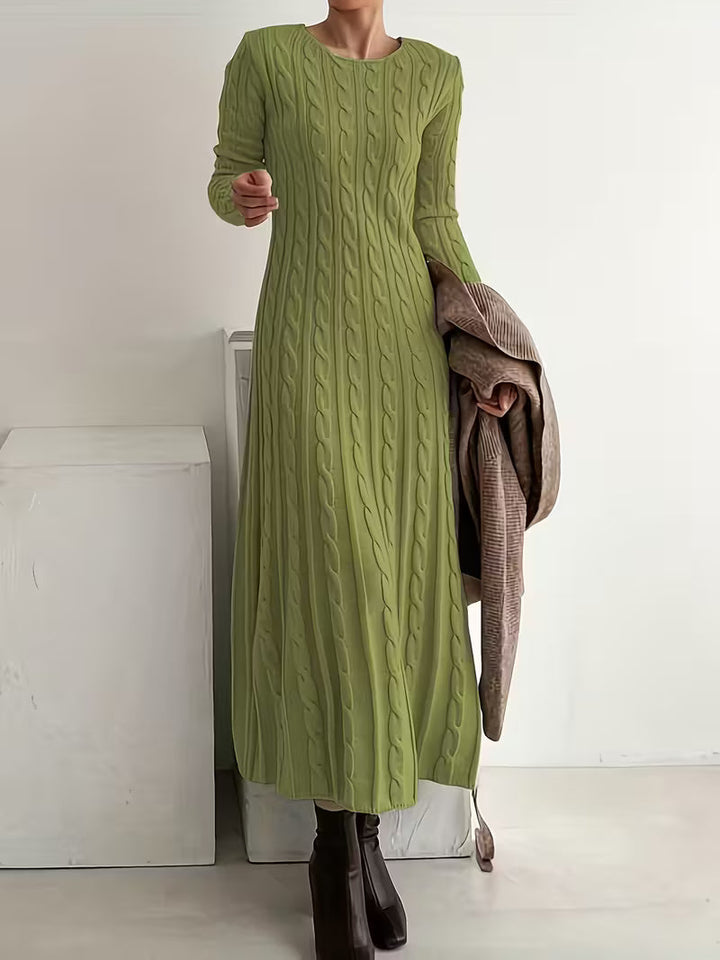 Emily & Isabella Brooks | Elegant Knit Maxi Dress