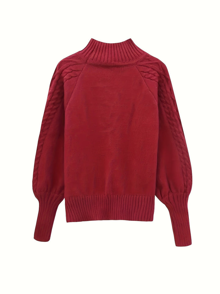 Emily & Isabella Brooks | Casual Long Sleeve Knitted Sweater