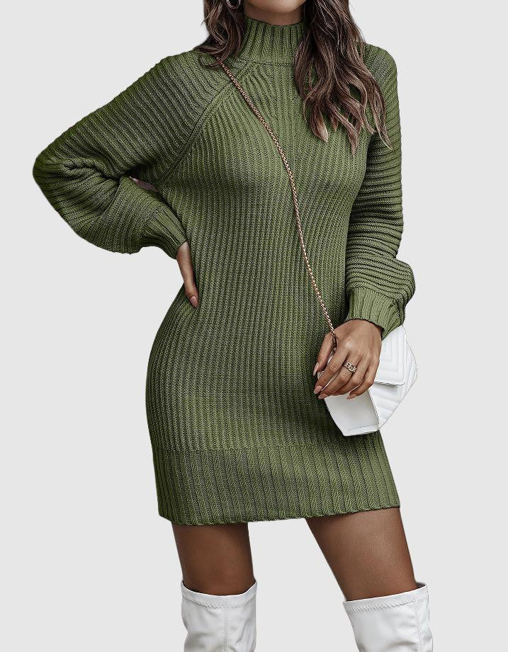 Emily & Isabella Brooks | High Neck Winter Dress