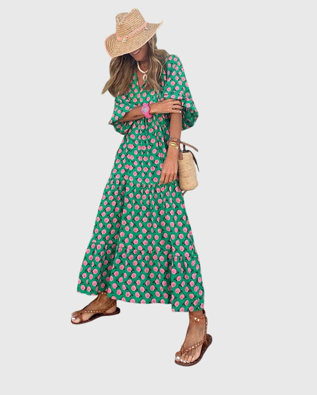 Emily & Isabella Brooks | Boho Maxi Dress