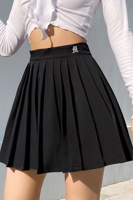 Emily & Isabella Brooks | Pleated High Waist Pocket Sports Skirt
