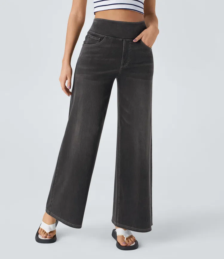 Emily & Isabella Brooks | Relaxed Fit Wide-Leg Jeans