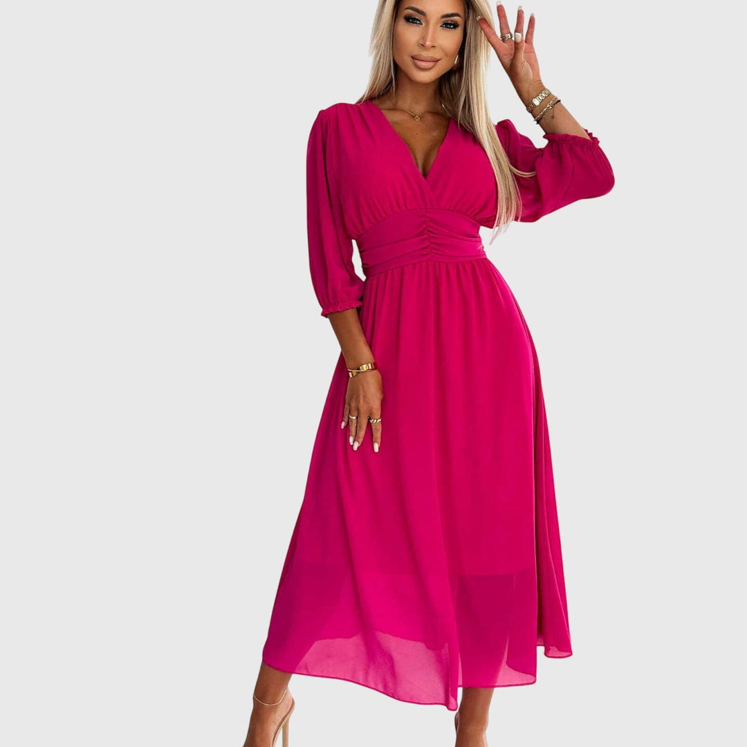 Emily & Isabella Brooks | Lightweight Silky Chiffon Dress
