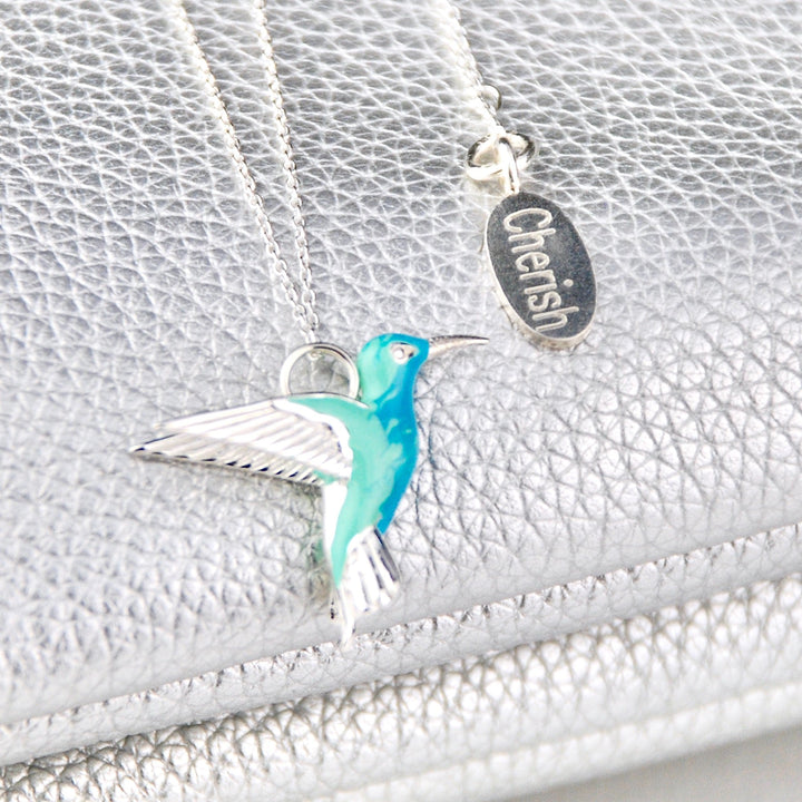Emily & Isabella Brooks | Sterling Silver Enamel Necklace