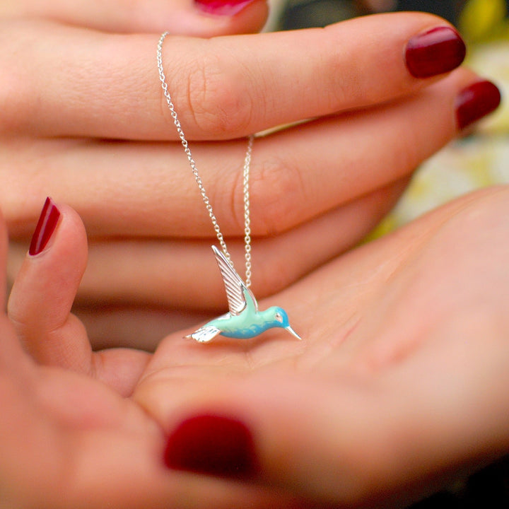 Emily & Isabella Brooks | Sterling Silver Enamel Necklace