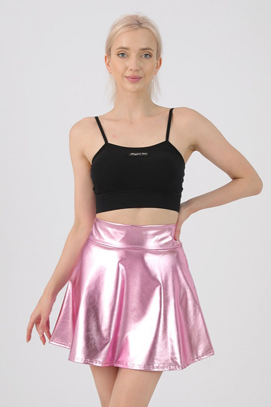 Emily & Isabella Brooks | High Waist Solid Color Performance Skirt