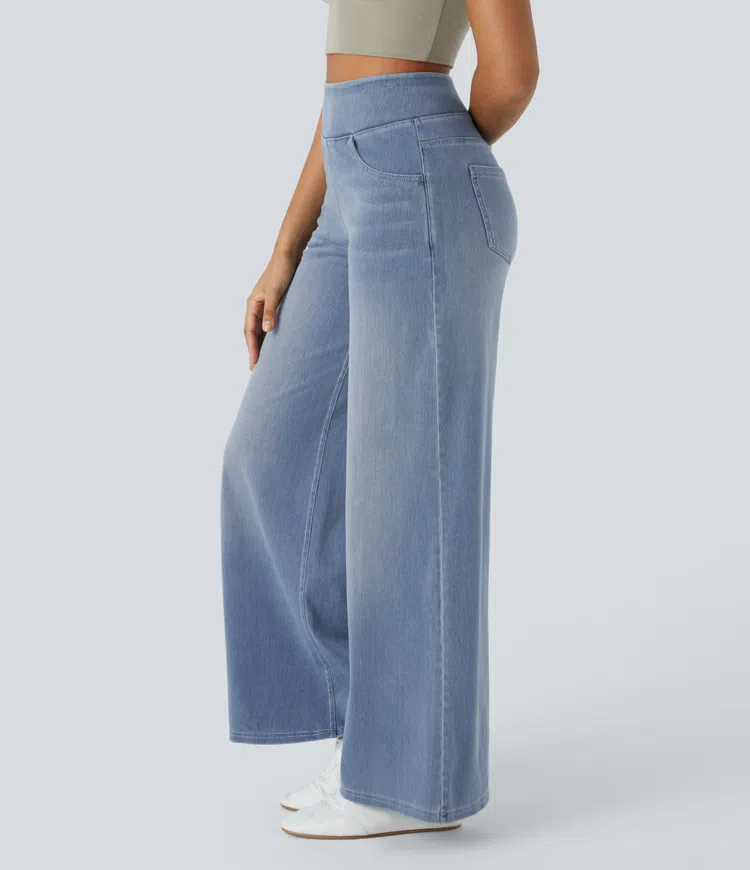 Emily & Isabella Brooks | Relaxed Fit Wide-Leg Jeans
