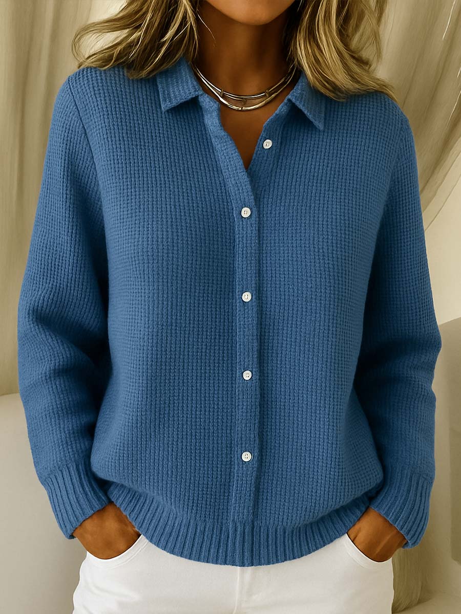 Emily & Isabella Brooks | Classic Knit Button Cardigan